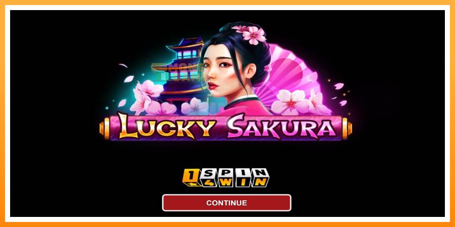 ลองสัมผัสเครื่องดูครับ Lucky Sakura Win Spins, รูปภาพ 1: เล่นเพื่อเงิน