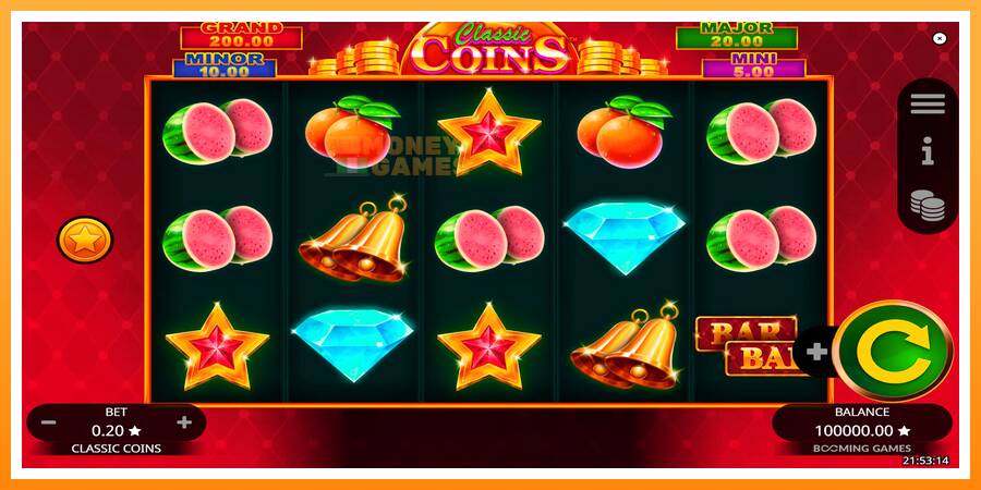 ลองสัมผัสเครื่องดูครับ Classic Coins, รูปภาพ 1: เล่นเพื่อเงิน