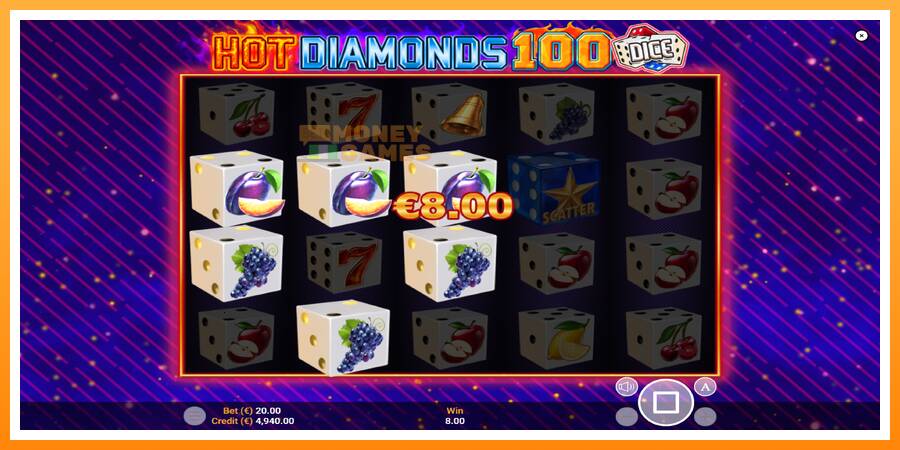 ลองสัมผัสเครื่องดูครับ Hot Diamonds 100 Dice, รูปภาพ 2: เล่นเพื่อเงิน