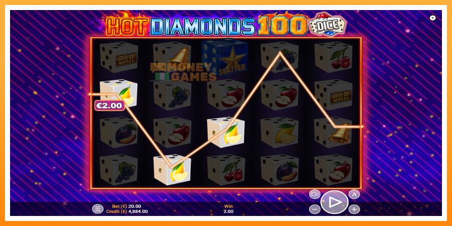 ลองสัมผัสเครื่องดูครับ Hot Diamonds 100 Dice, รูปภาพ 3: เล่นเพื่อเงิน