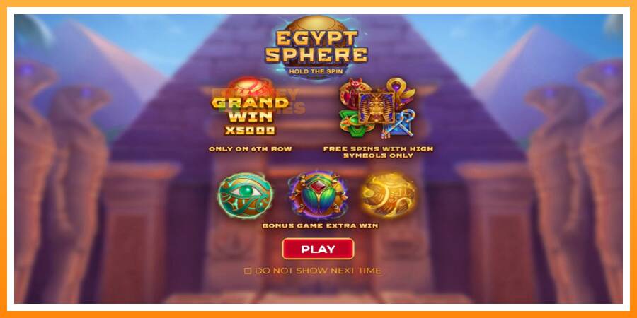 ลองสัมผัสเครื่องดูครับ Egypt Sphere, รูปภาพ 1: เล่นเพื่อเงิน