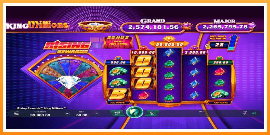 ลองสัมผัสเครื่องดูครับ Rising Rewards King Millions, รูปภาพ 1: เล่นเพื่อเงิน