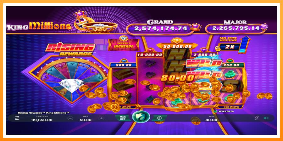 ลองสัมผัสเครื่องดูครับ Rising Rewards King Millions, รูปภาพ 2: เล่นเพื่อเงิน