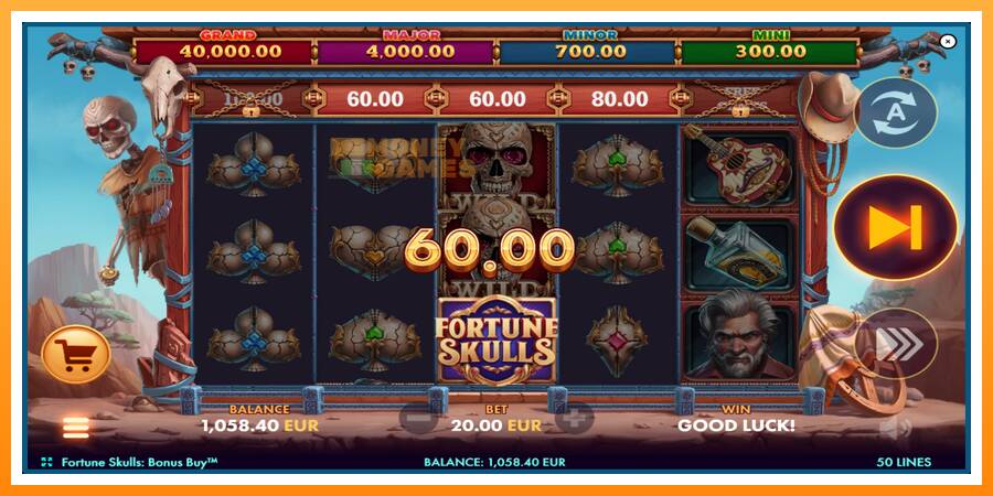 ลองสัมผัสเครื่องดูครับ Fortune Skulls Bonus Buy, รูปภาพ 3: เล่นเพื่อเงิน