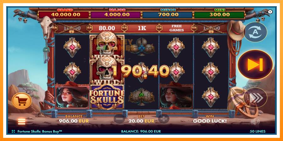 ลองสัมผัสเครื่องดูครับ Fortune Skulls Bonus Buy, รูปภาพ 4: เล่นเพื่อเงิน