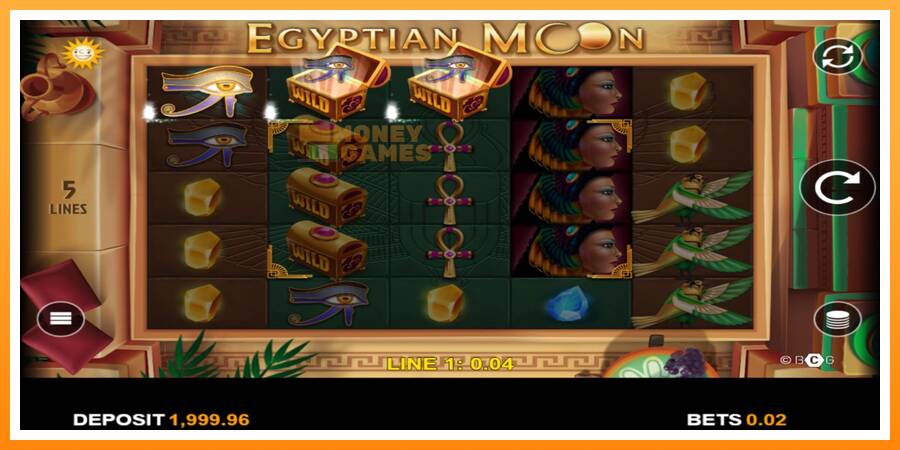 ลองสัมผัสเครื่องดูครับ Egyptian Moon, รูปภาพ 3: เล่นเพื่อเงิน