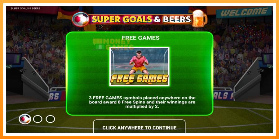 ลองสัมผัสเครื่องดูครับ Super Goals & Beers, รูปภาพ 1: เล่นเพื่อเงิน