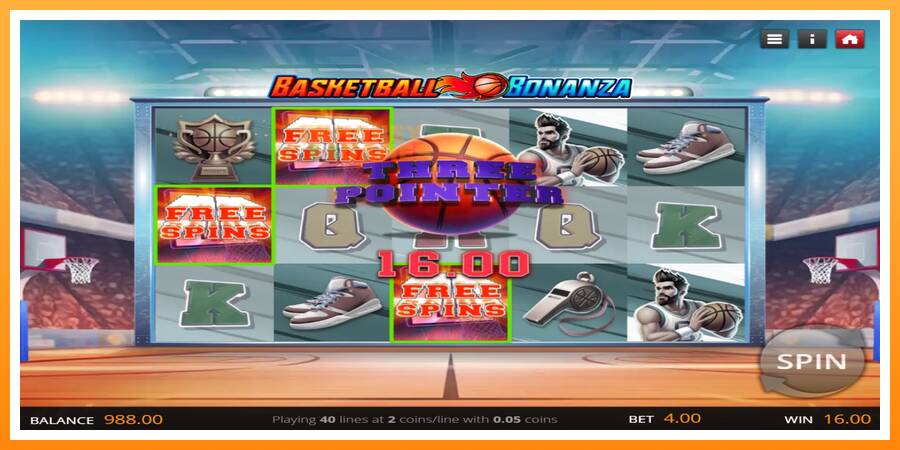 ลองสัมผัสเครื่องดูครับ Basketball Bonanza, รูปภาพ 2: เล่นเพื่อเงิน