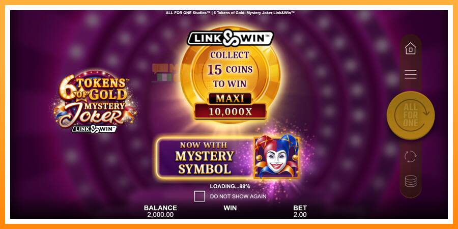 ลองสัมผัสเครื่องดูครับ 6 Tokens of Gold: Mystery Joker Link & Win, รูปภาพ 1: เล่นเพื่อเงิน