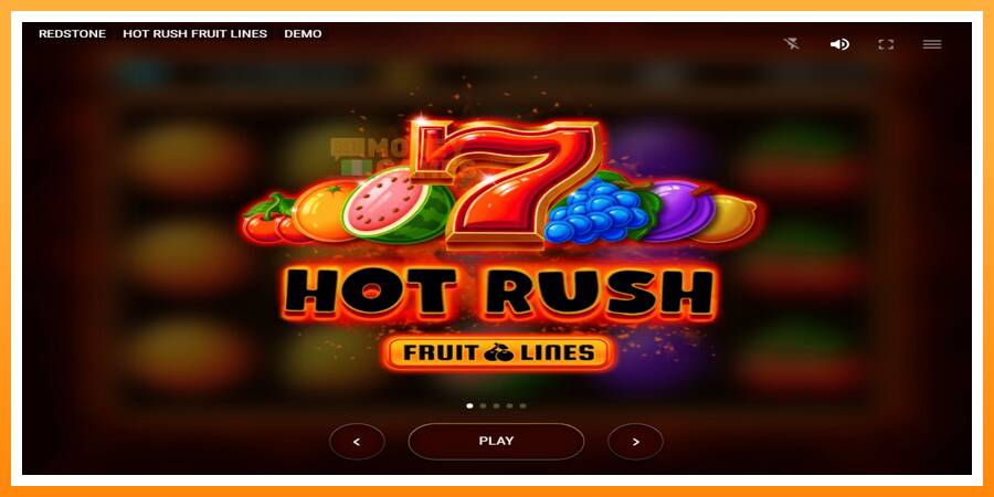 ลองสัมผัสเครื่องดูครับ Hot Rush Fruit Lines, รูปภาพ 1: เล่นเพื่อเงิน