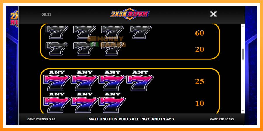 ลองสัมผัสเครื่องดูครับ 2x3x Rush, รูปภาพ 4: เล่นเพื่อเงิน