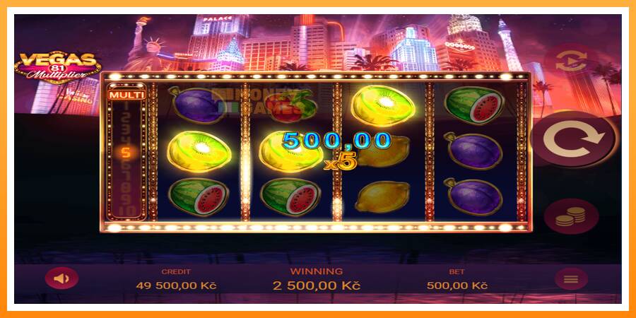 ลองสัมผัสเครื่องดูครับ Vegas 81 Multiplier, รูปภาพ 2: เล่นเพื่อเงิน