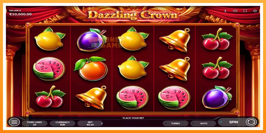 ลองสัมผัสเครื่องดูครับ Dazzling Crown, รูปภาพ 1: เล่นเพื่อเงิน