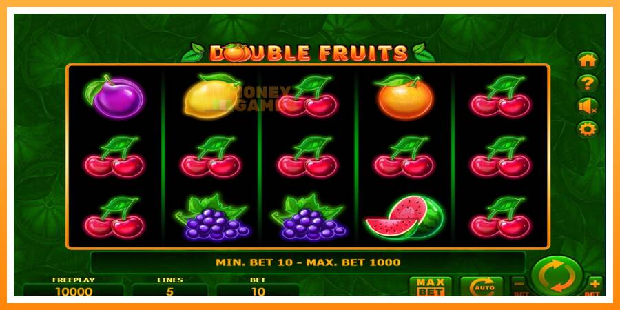 ลองสัมผัสเครื่องดูครับ Double Fruits, รูปภาพ 1: เล่นเพื่อเงิน