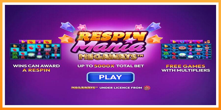 ลองสัมผัสเครื่องดูครับ Respin Mania Megaways, รูปภาพ 1: เล่นเพื่อเงิน