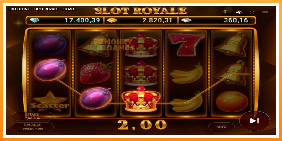 ลองสัมผัสเครื่องดูครับ Slot Royale, รูปภาพ 3: เล่นเพื่อเงิน