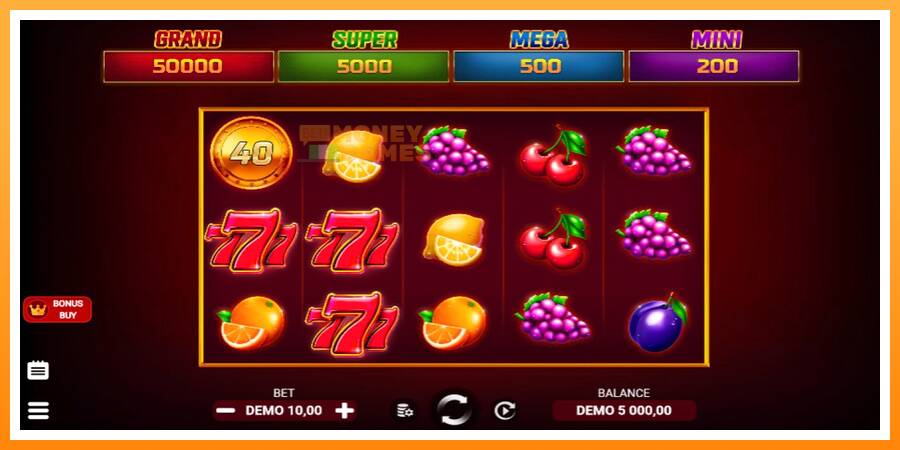 ลองสัมผัสเครื่องดูครับ Lucky Fruit Spins Bonus Buy, รูปภาพ 2: เล่นเพื่อเงิน