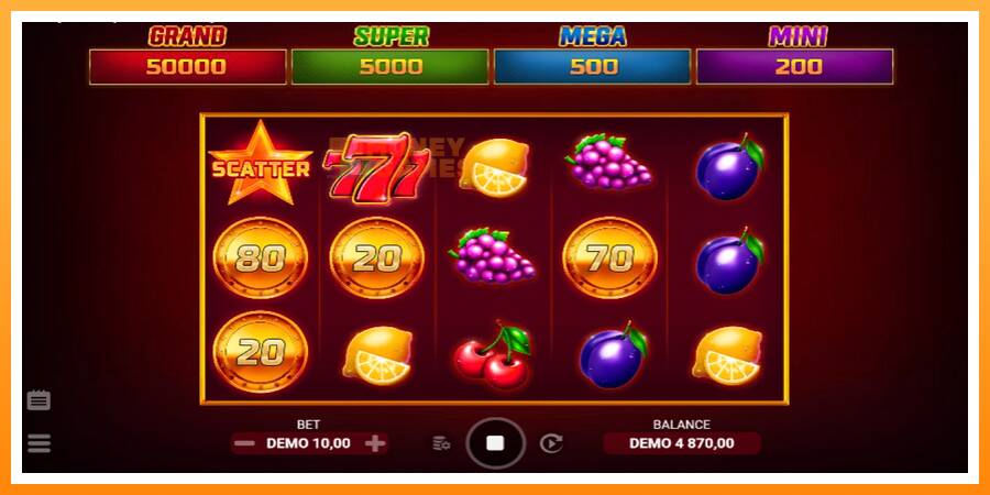 ลองสัมผัสเครื่องดูครับ Lucky Fruit Spins Bonus Buy, รูปภาพ 3: เล่นเพื่อเงิน