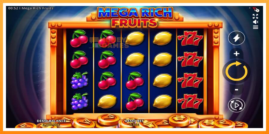 ลองสัมผัสเครื่องดูครับ Mega Rich Fruits, รูปภาพ 2: เล่นเพื่อเงิน