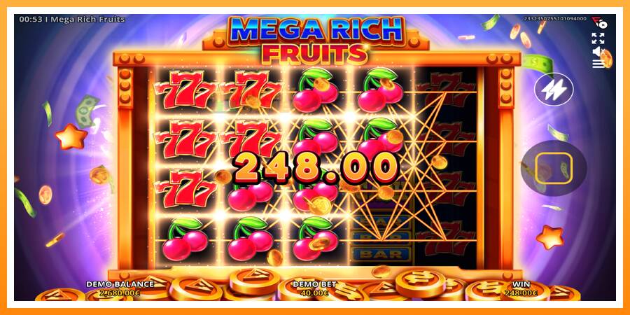 ลองสัมผัสเครื่องดูครับ Mega Rich Fruits, รูปภาพ 3: เล่นเพื่อเงิน