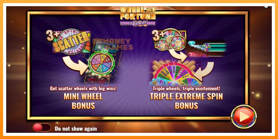 ลองสัมผัสเครื่องดูครับ Wheel of Fortune Triple Extreme Spin BetMGM, รูปภาพ 1: เล่นเพื่อเงิน