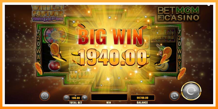 ลองสัมผัสเครื่องดูครับ Wheel of Fortune Triple Extreme Spin BetMGM, รูปภาพ 3: เล่นเพื่อเงิน