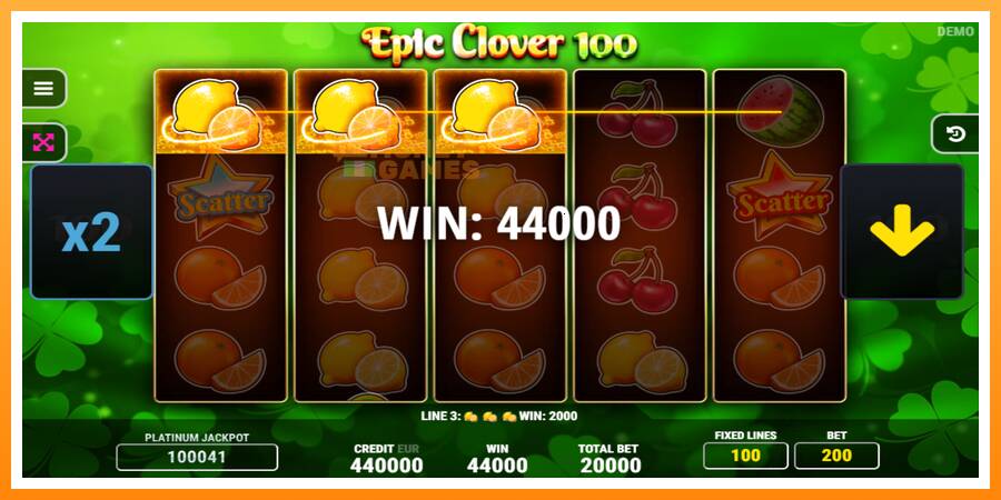 ลองสัมผัสเครื่องดูครับ Epic Clover 100, รูปภาพ 2: เล่นเพื่อเงิน