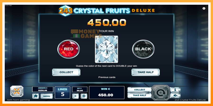 ลองสัมผัสเครื่องดูครับ 243 Crystal Fruits Deluxe, รูปภาพ 4: เล่นเพื่อเงิน