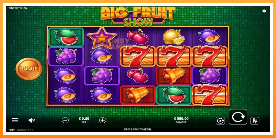 ลองสัมผัสเครื่องดูครับ Big Fruit Show, รูปภาพ 2: เล่นเพื่อเงิน