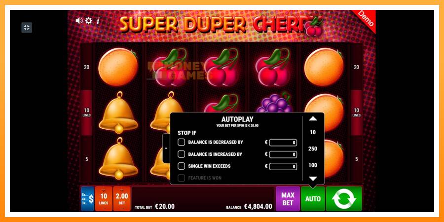 ลองสัมผัสเครื่องดูครับ Super Duper Cherry, รูปภาพ 5: เล่นเพื่อเงิน