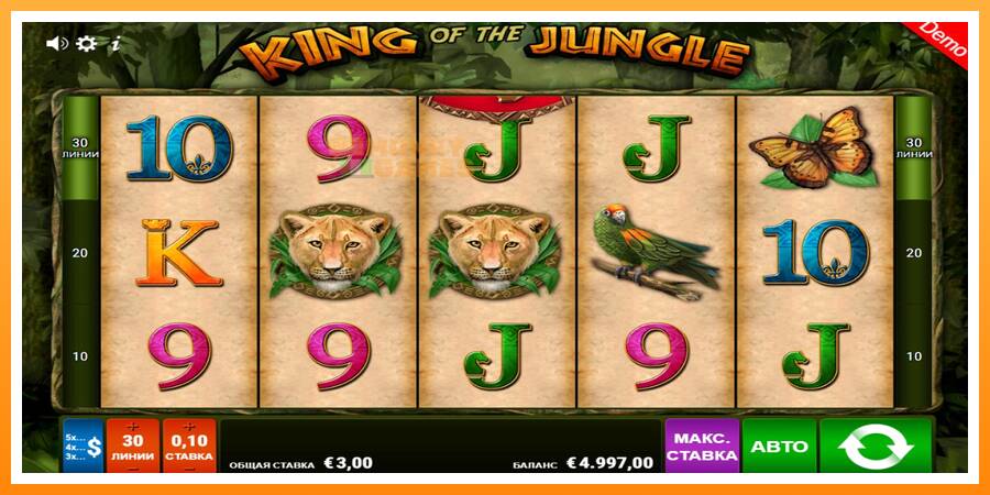 ลองสัมผัสเครื่องดูครับ King of the Jungle, รูปภาพ 1: เล่นเพื่อเงิน