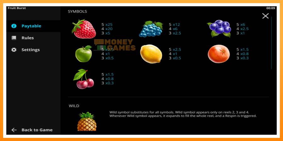 ลองสัมผัสเครื่องดูครับ Fruitburst, รูปภาพ 4: เล่นเพื่อเงิน