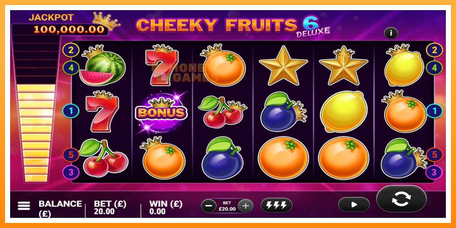 ลองสัมผัสเครื่องดูครับ Cheeky Fruits 6 Deluxe, รูปภาพ 3: เล่นเพื่อเงิน