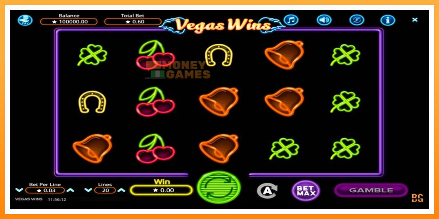 ลองสัมผัสเครื่องดูครับ Vegas Wins, รูปภาพ 1: เล่นเพื่อเงิน