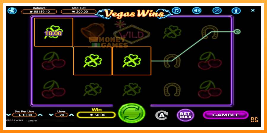 ลองสัมผัสเครื่องดูครับ Vegas Wins, รูปภาพ 4: เล่นเพื่อเงิน