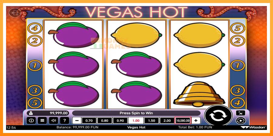 ลองสัมผัสเครื่องดูครับ Vegas Hot, รูปภาพ 1: เล่นเพื่อเงิน