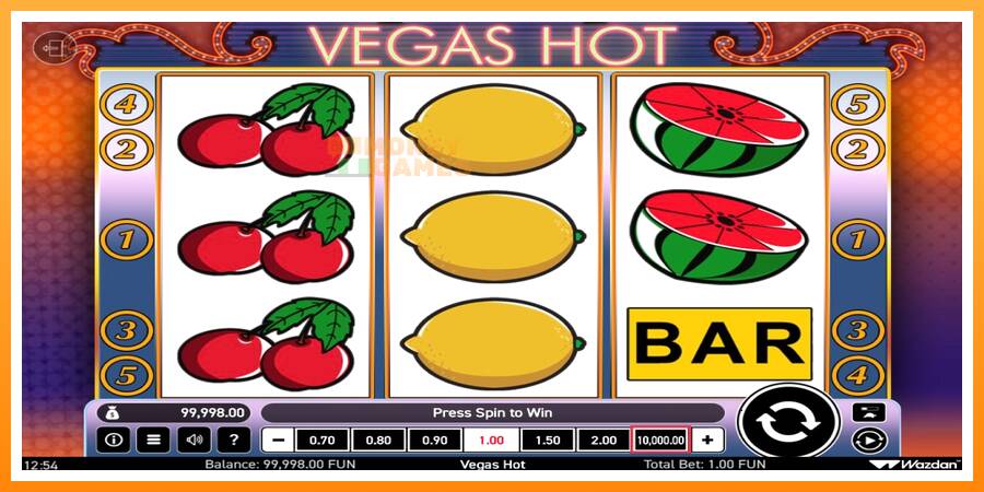 ลองสัมผัสเครื่องดูครับ Vegas Hot, รูปภาพ 2: เล่นเพื่อเงิน