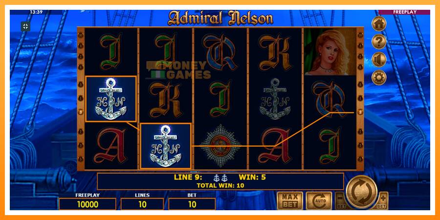 ลองสัมผัสเครื่องดูครับ Admiral Nelson, รูปภาพ 4: เล่นเพื่อเงิน