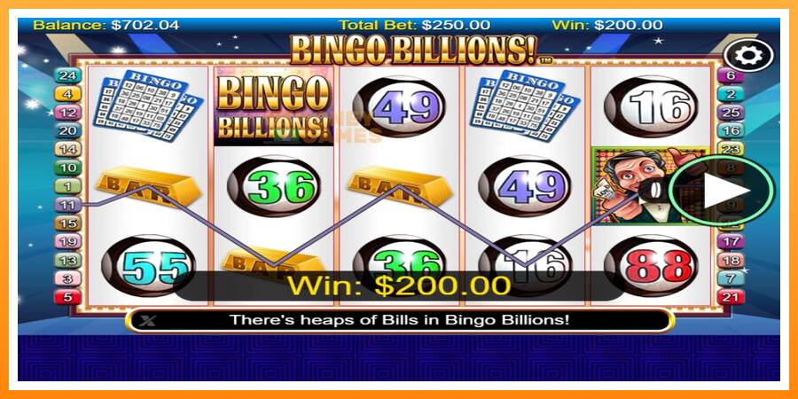 ลองสัมผัสเครื่องดูครับ Bingo Billions, รูปภาพ 4: เล่นเพื่อเงิน