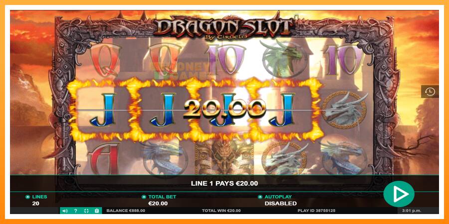 ลองสัมผัสเครื่องดูครับ Dragon Slot, รูปภาพ 4: เล่นเพื่อเงิน