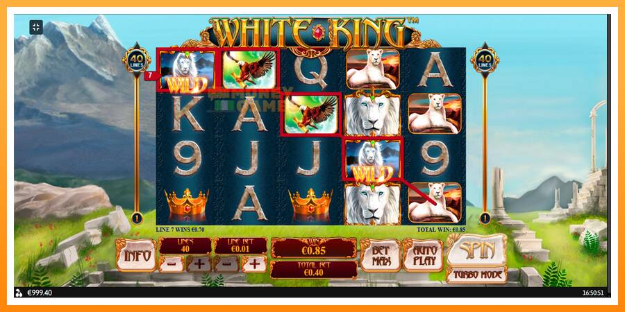 ลองสัมผัสเครื่องดูครับ White King, รูปภาพ 4: เล่นเพื่อเงิน