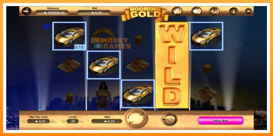 ลองสัมผัสเครื่องดูครับ Booming Gold, รูปภาพ 3: เล่นเพื่อเงิน