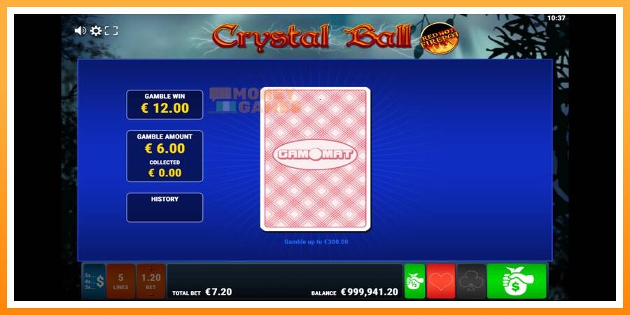 ลองสัมผัสเครื่องดูครับ Crystal Ball Red Hot Firepot, รูปภาพ 4: เล่นเพื่อเงิน