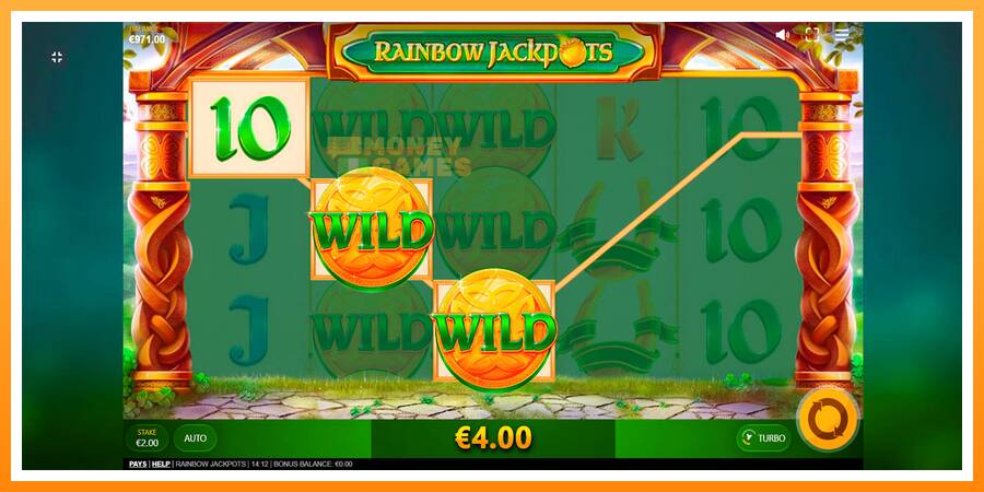 ลองสัมผัสเครื่องดูครับ Rainbow Jackpots, รูปภาพ 4: เล่นเพื่อเงิน