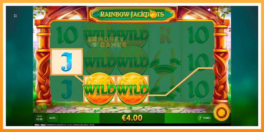 ลองสัมผัสเครื่องดูครับ Rainbow Jackpots, รูปภาพ 5: เล่นเพื่อเงิน