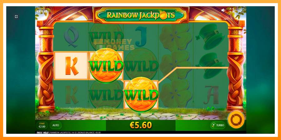 ลองสัมผัสเครื่องดูครับ Rainbow Jackpots, รูปภาพ 6: เล่นเพื่อเงิน