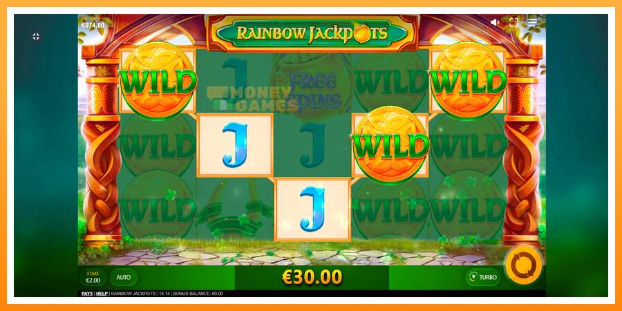 ลองสัมผัสเครื่องดูครับ Rainbow Jackpots, รูปภาพ 10: เล่นเพื่อเงิน