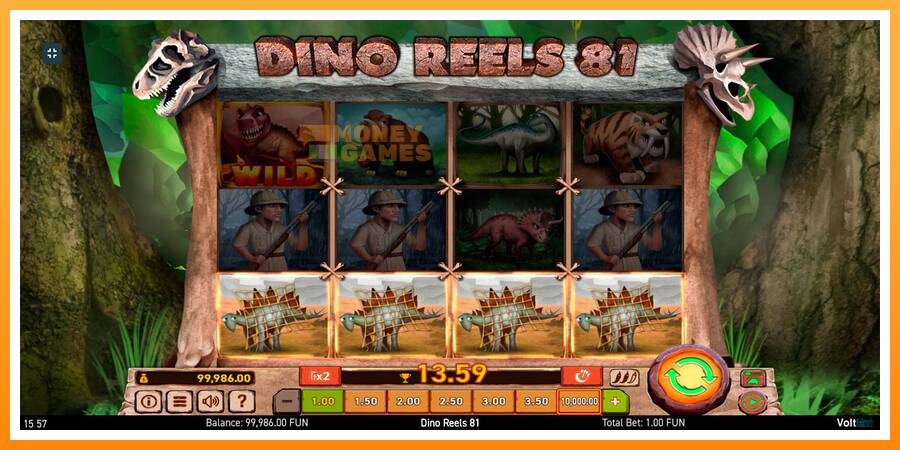 ลองสัมผัสเครื่องดูครับ Dino Reels 81, รูปภาพ 4: เล่นเพื่อเงิน