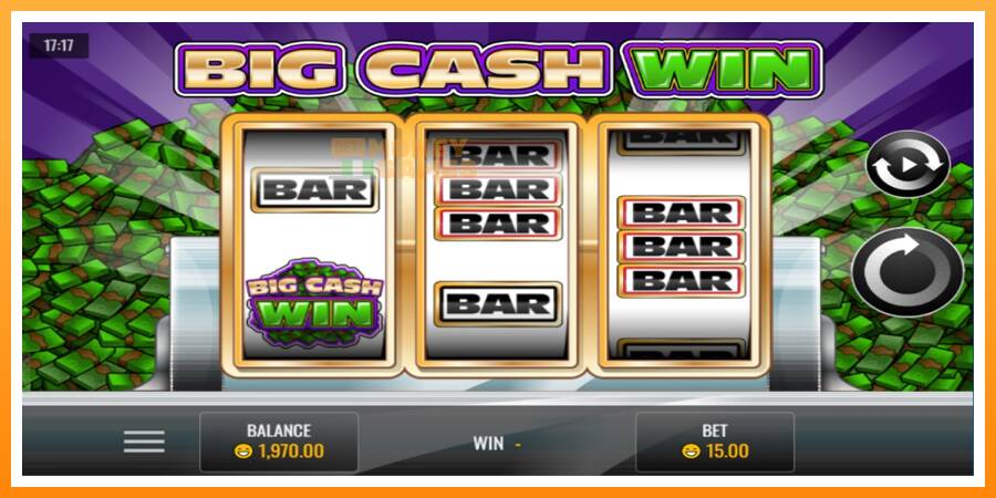 ลองสัมผัสเครื่องดูครับ Big Cash Win, รูปภาพ 2: เล่นเพื่อเงิน