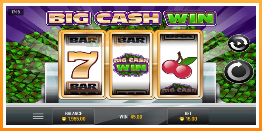 ลองสัมผัสเครื่องดูครับ Big Cash Win, รูปภาพ 3: เล่นเพื่อเงิน